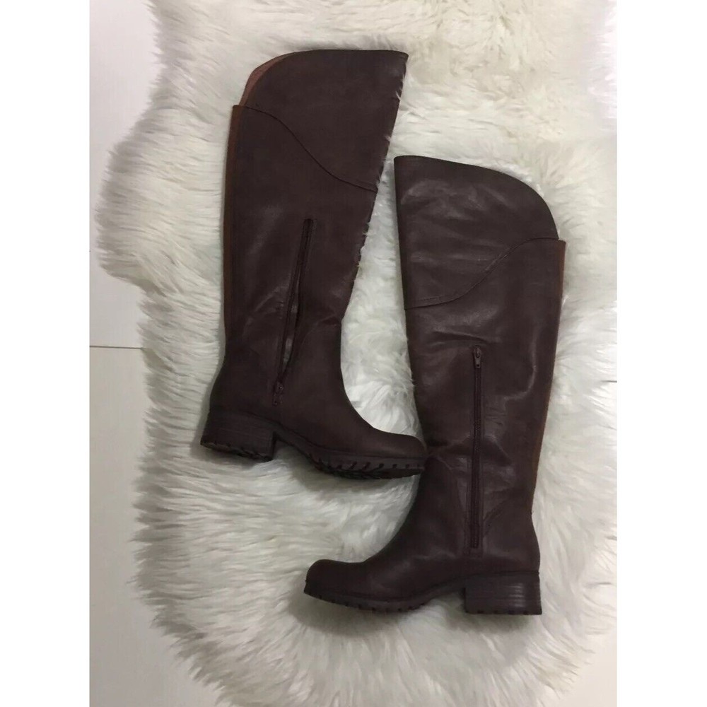 Lucky Brand LK-Harleen Women's Tall Over-The-Knee Boots Nutmeg Rustik 7.5 M